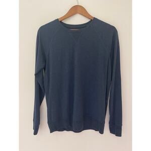 Tommy John Super Soft Women’s Lounge Sleepwear Top Navy Blue Long Sleeve EUC M